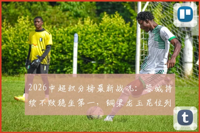 2026中超积分榜最新战况:蓉城持续不败稳坐第一,铜梁龙玉昆位列二三位,津门虎战绩低迷仅获1分